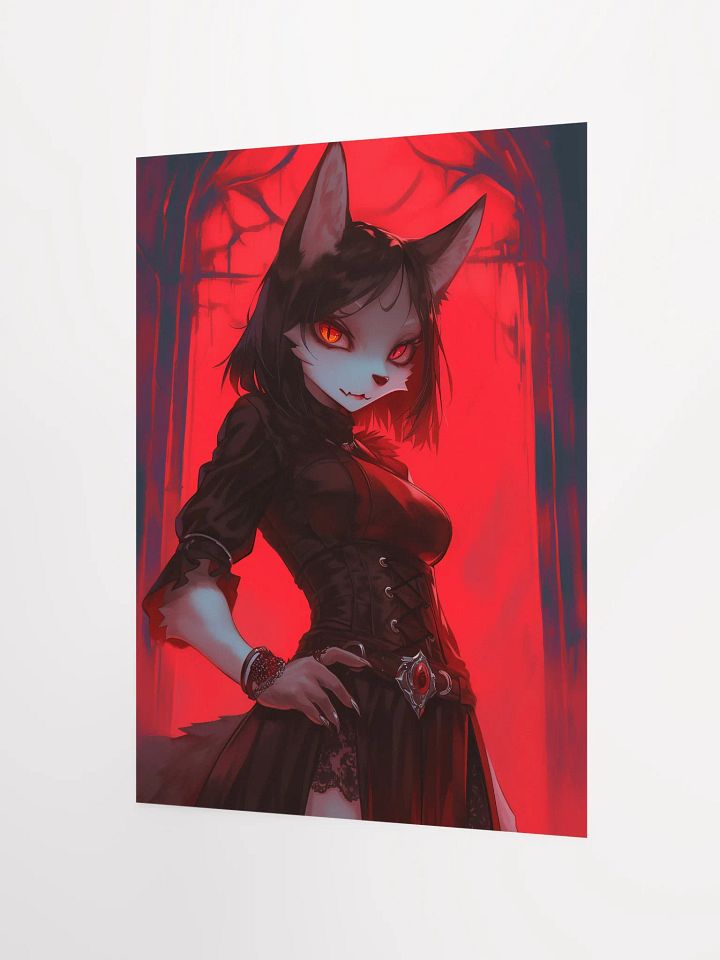 Gothic Cat Confidence Poster product image (2)