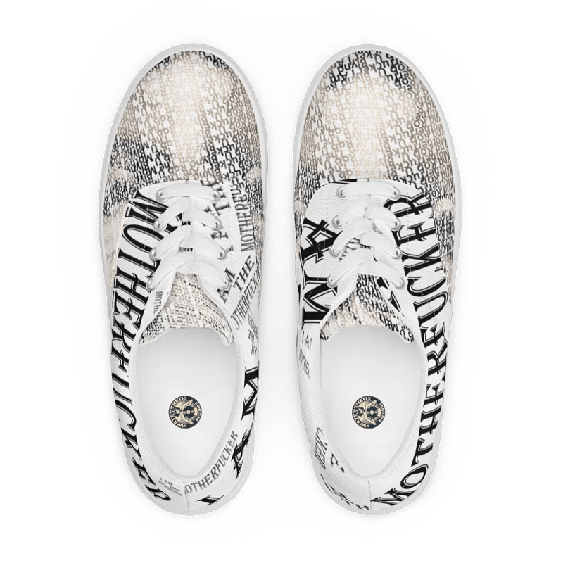 I Am The Motherfucker/Rob Vinyl Typography Trainers
