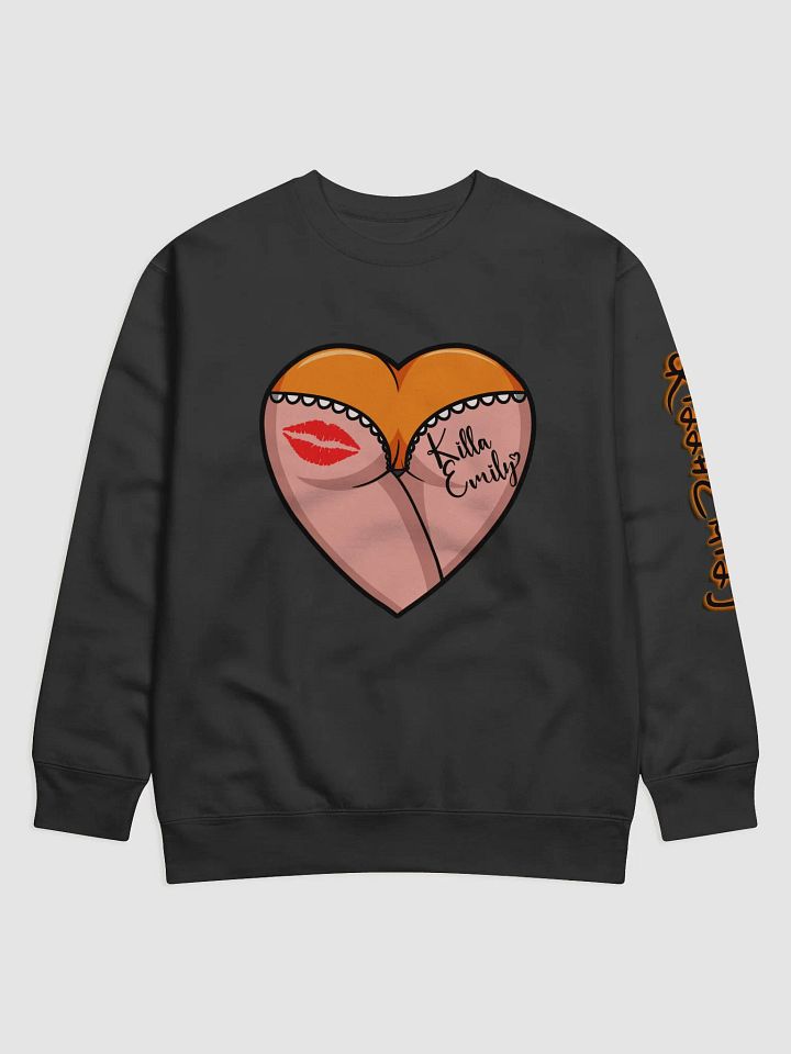 ORANGE HEART BUTT SWEATSHIRT product image (1)