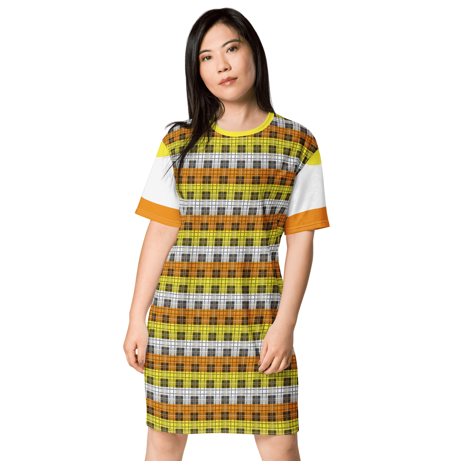 Maverique Pride Plaid T-shirt Dress product image (1)