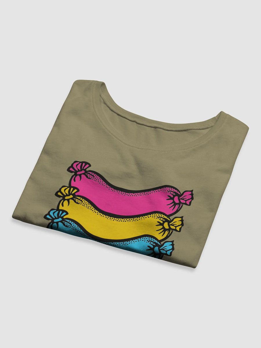 Pansexual Pride Crop Sausage Tee product image (14)