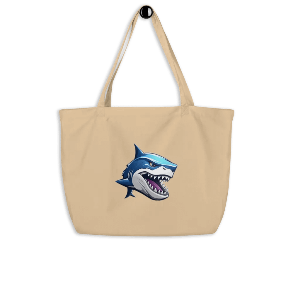 Ferocious Shark Emblem Tote product image (8)