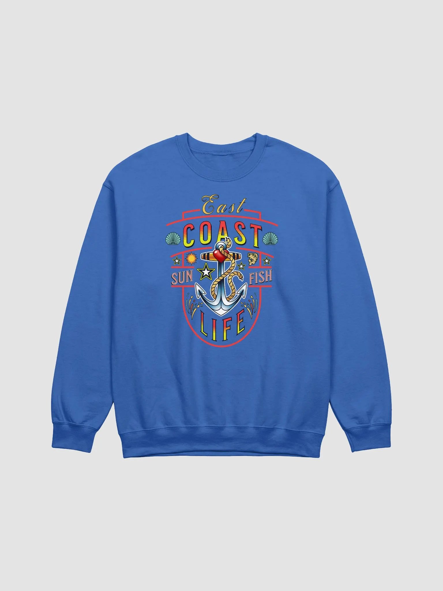 East Coast Life Nautical Anchor Sweatshirt product image (17)