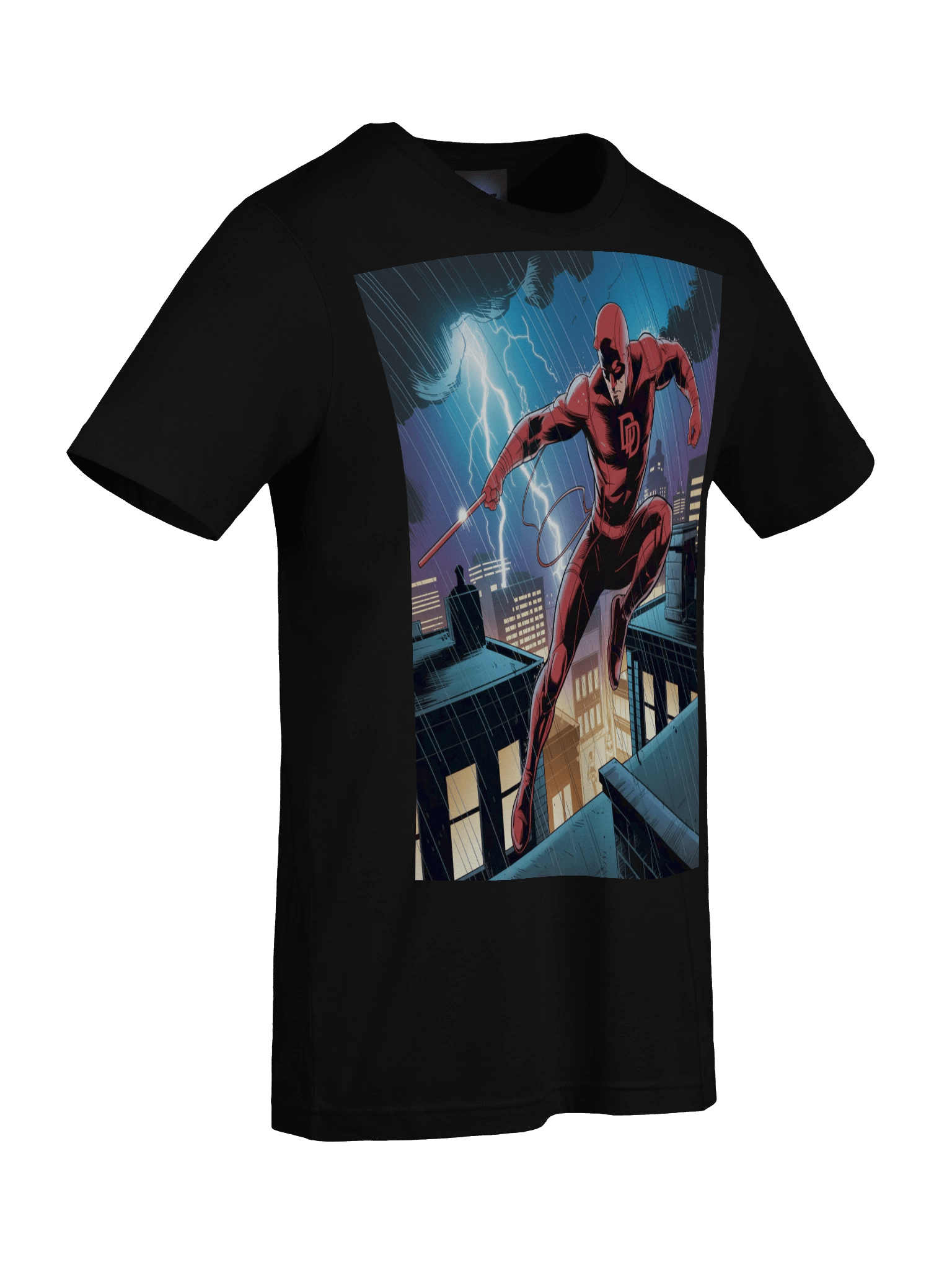 Thunder Veil: Daredevil Stormbound Leap T-Shirt product image (9)