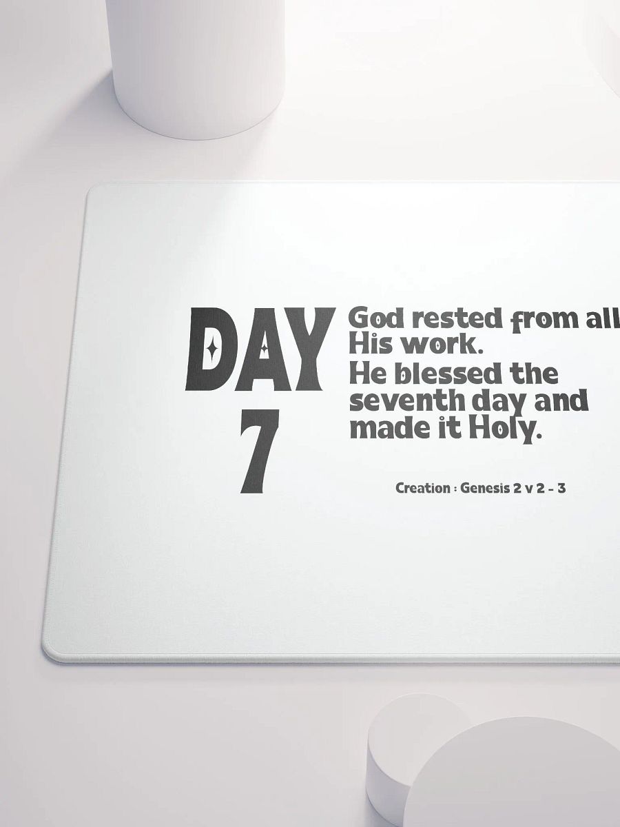 CREATION: DAY 7 Christian, Jesus, faith, God, Bible, Christianity, Jesus Christ, religion, Bible Verse, Love product image (10)