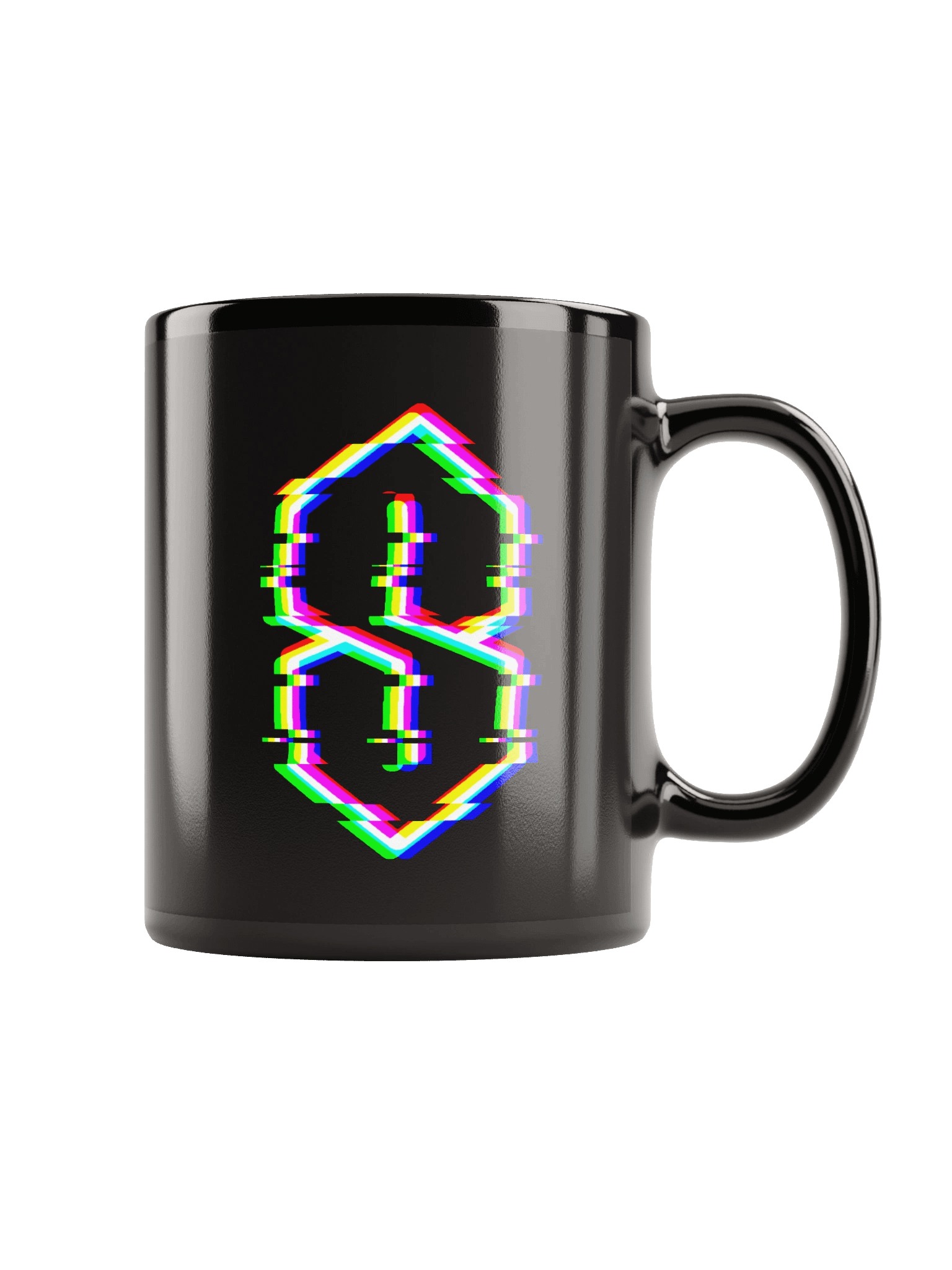 Glitch Era Black Mug product image (1)