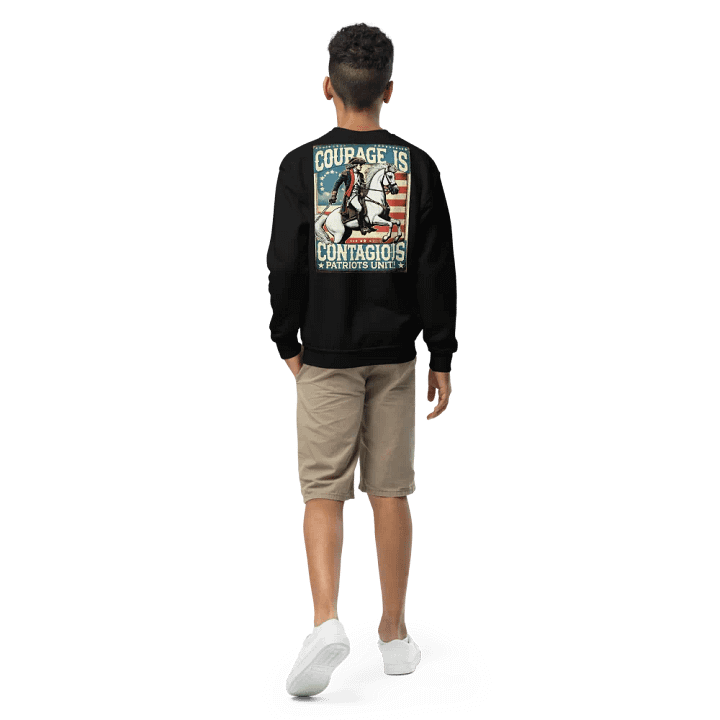 Courageous Patriots Youth Sweatshirt product image (9)