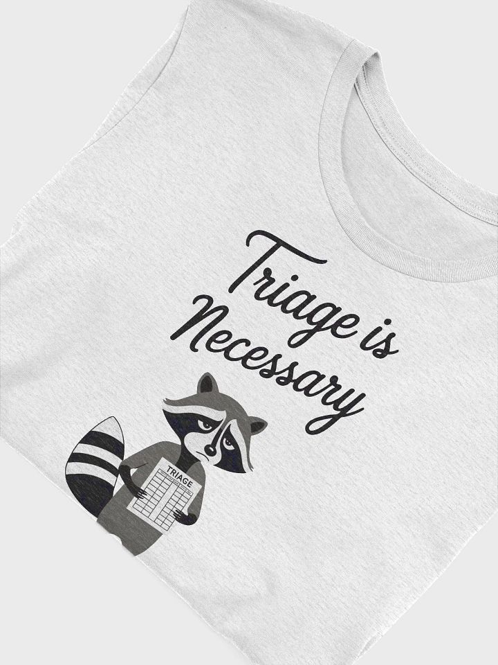 Raccoon Triage T-shirt, Wildlife Vet Tech Gift, Wildlife Rehabber T-shirt product image (2)