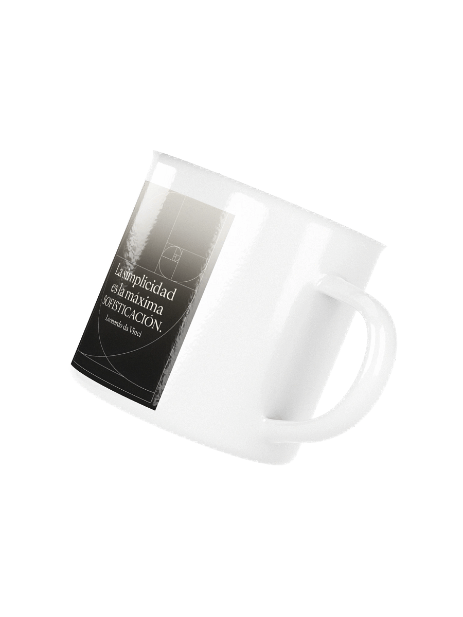 TAZA ultra-premium Leonardo da Vinci simplicidad con máxima calidad técnica product image (3)