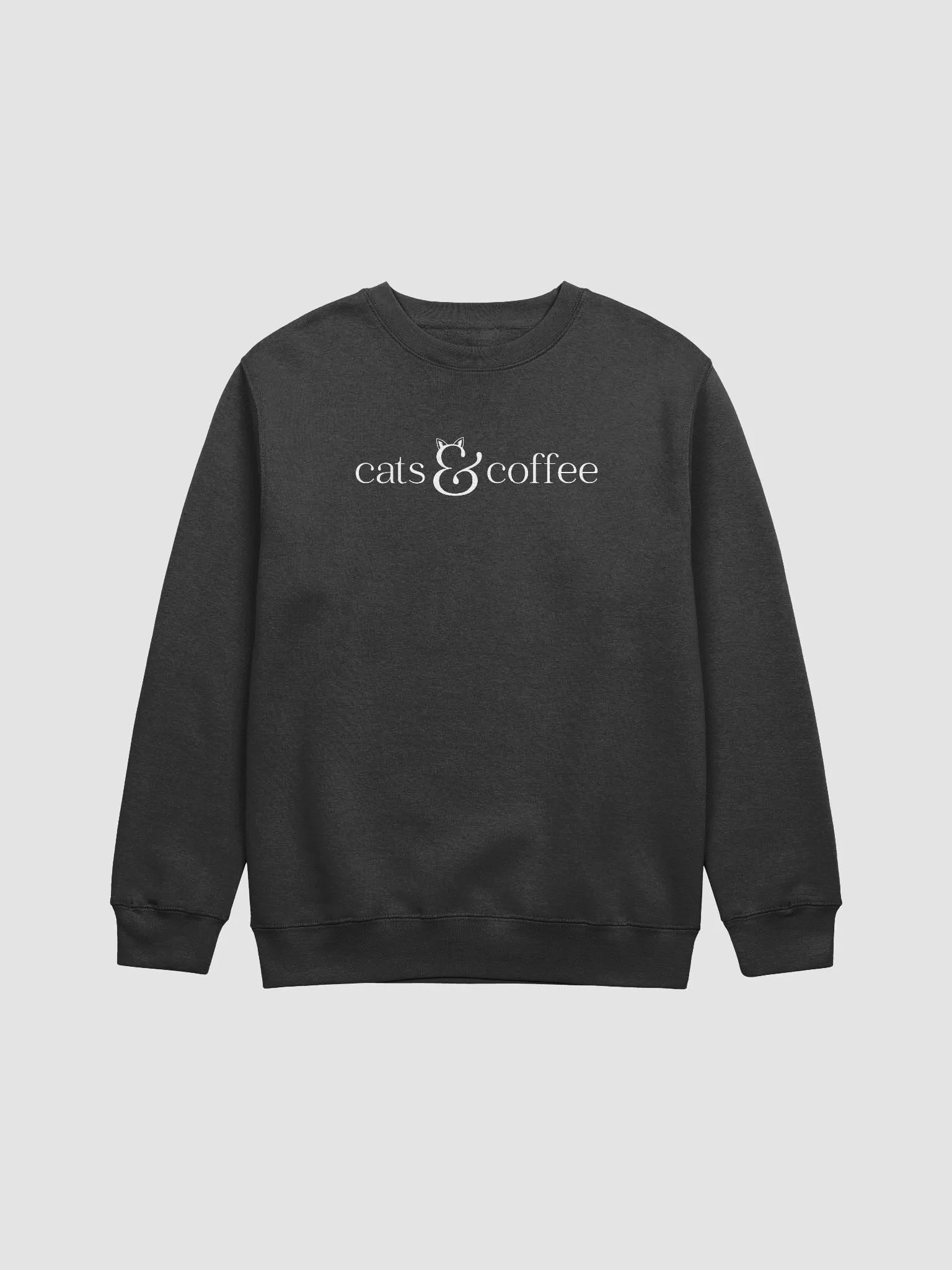 cats & coffee sweatshirt product image (1)