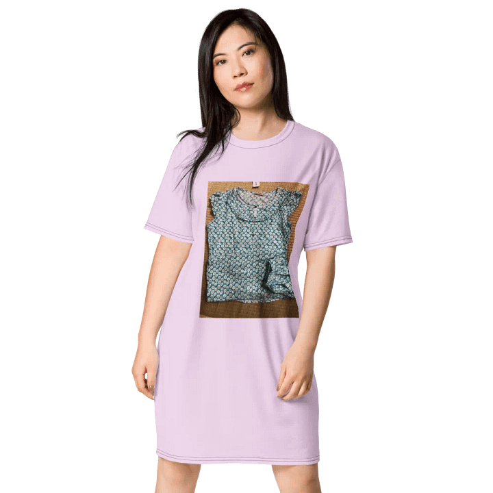 Váy thun in toàn thân/Full body printed T-shirt dress product image (1)