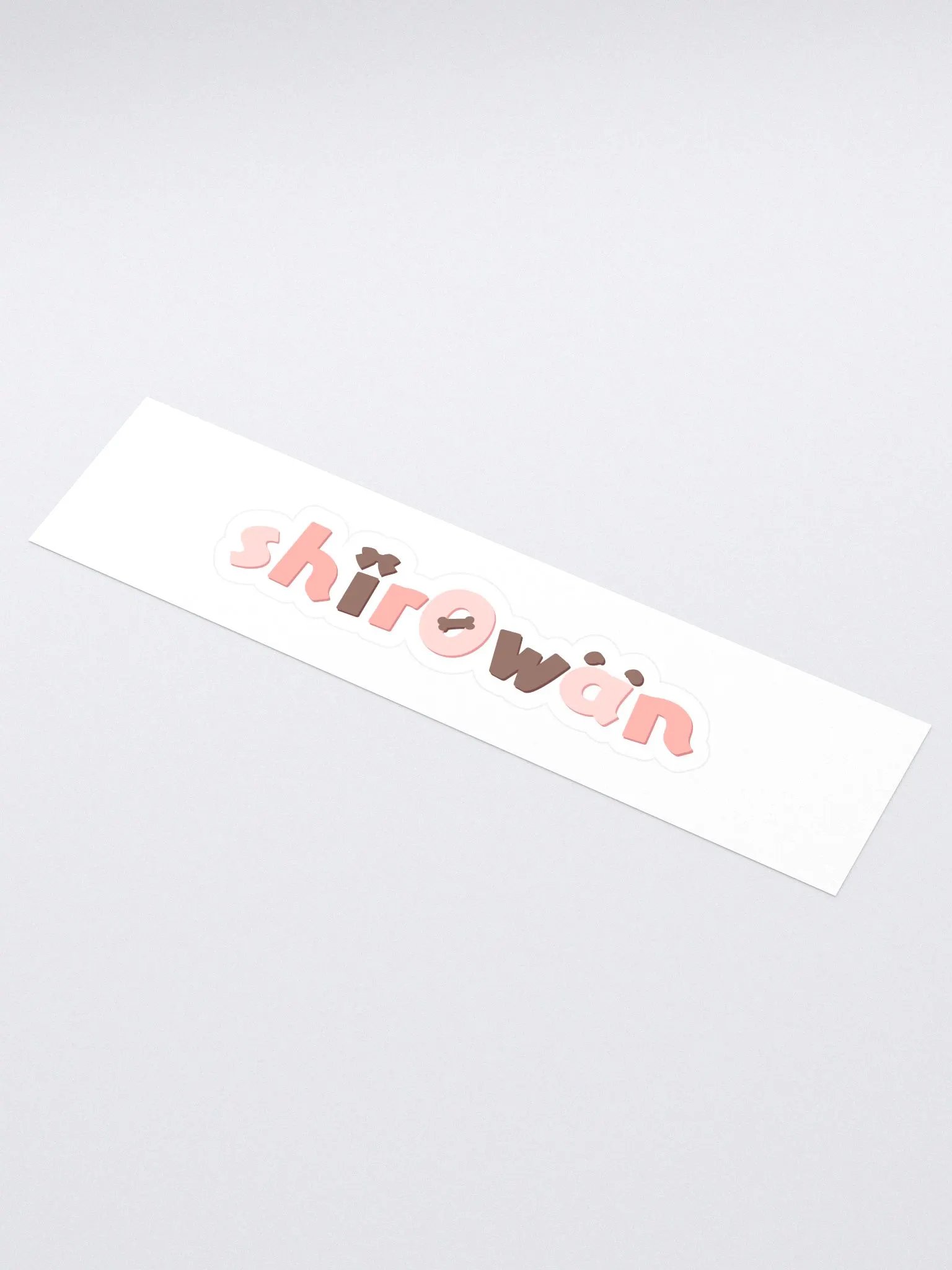 big ahh logo sticker product image (1)