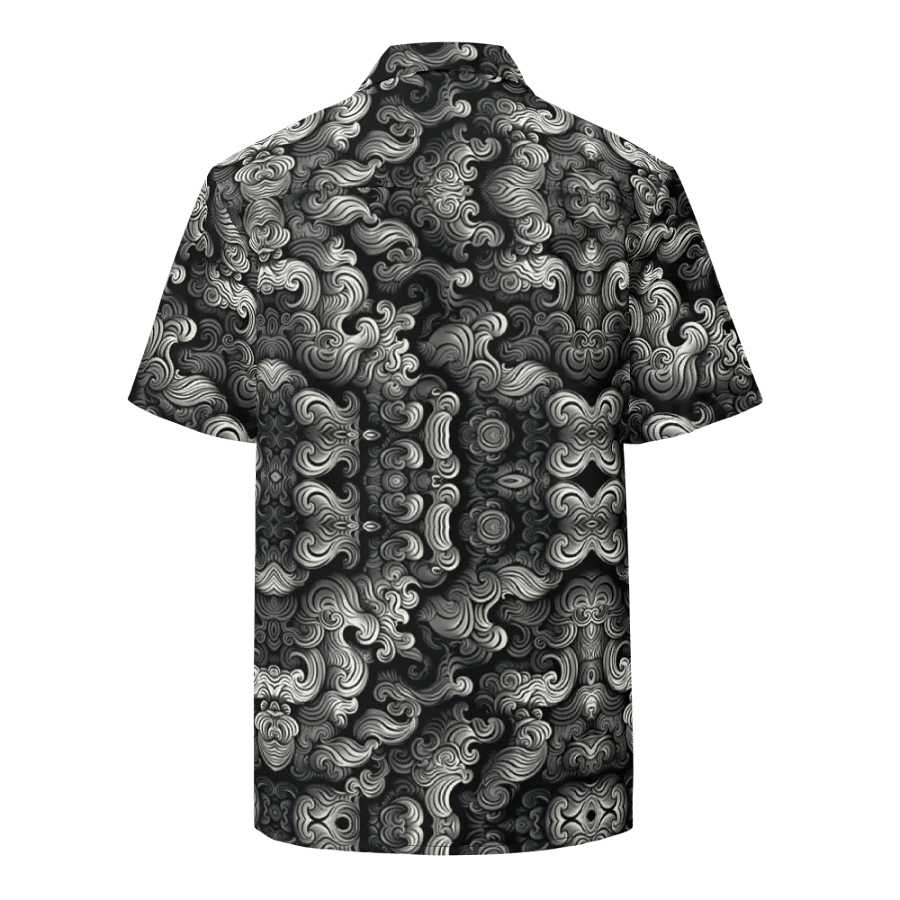Swirling Grey Clouds Hawaii Style Shirt product image (8)