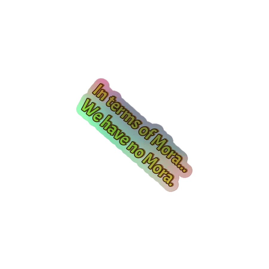 No Mora sticker product image (1)