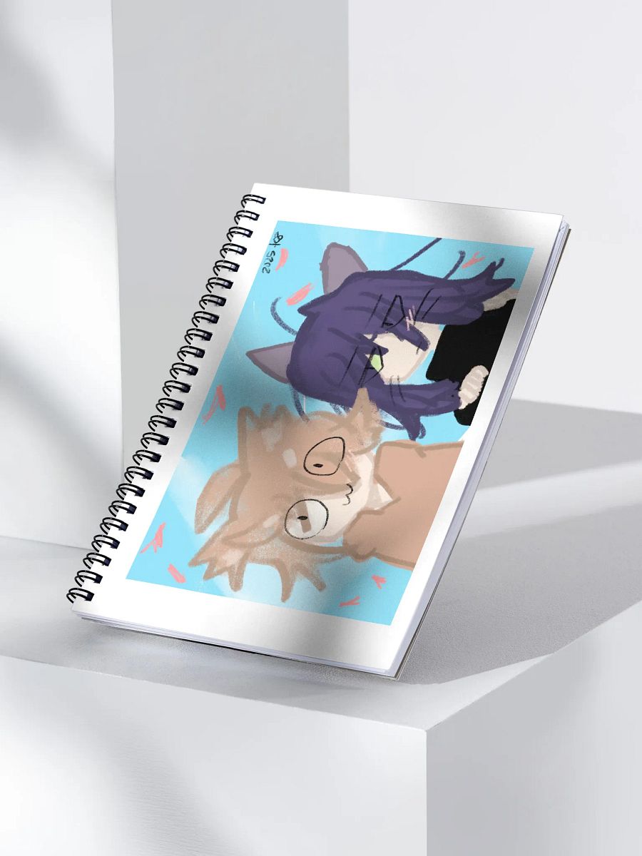 Chiwa and Cat-san April note book product image (3)