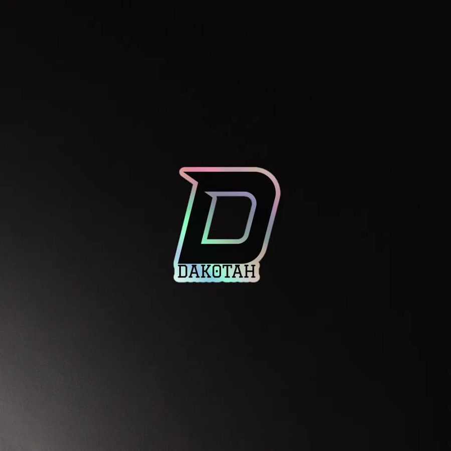 Black D Logo Holo Sticker product image (4)