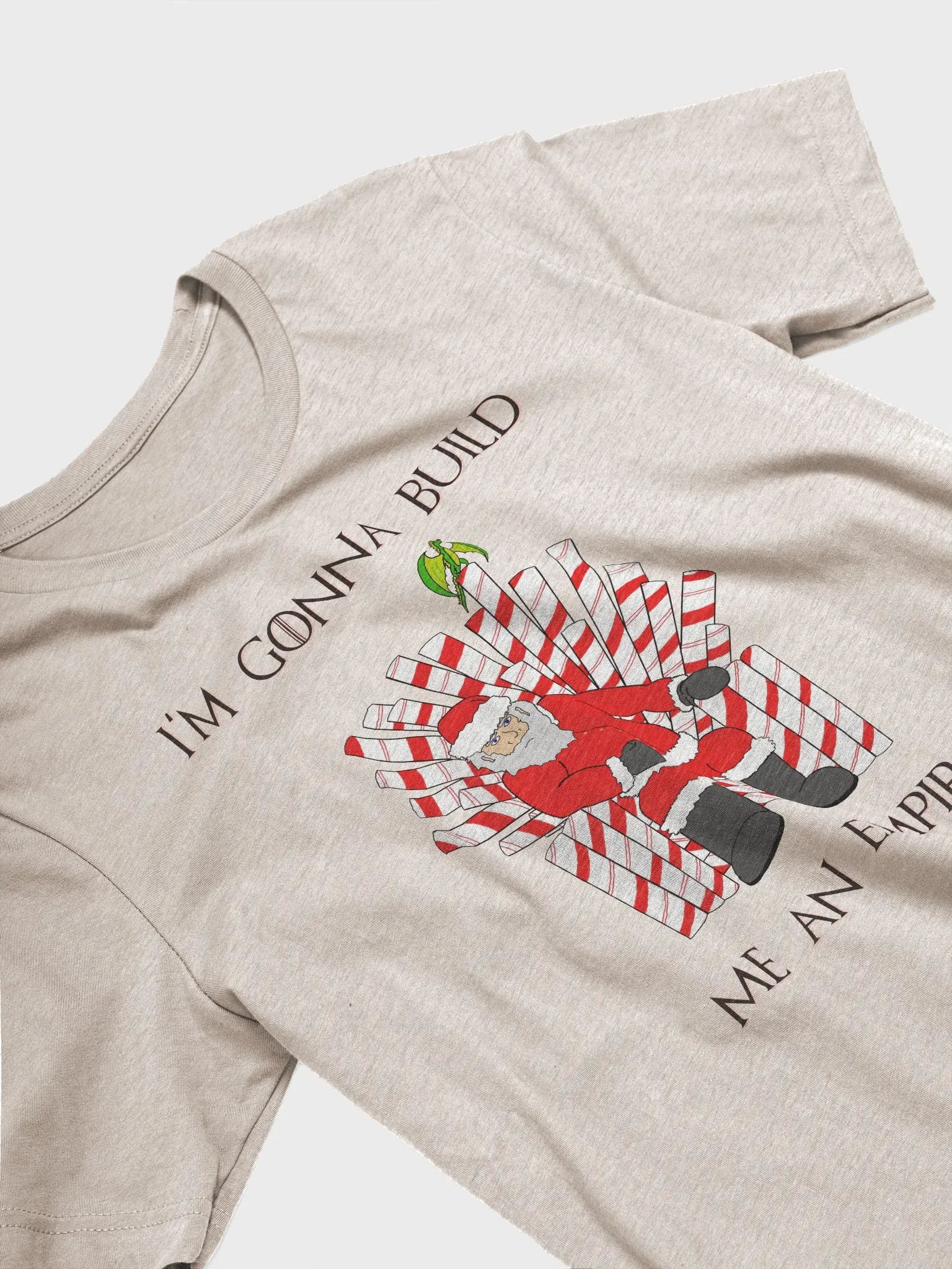 "Empire" Christmas T-shirt (Black Text) product image (2)