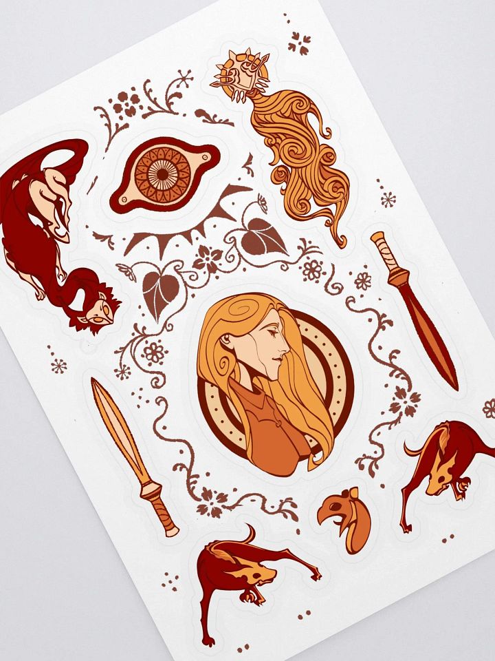 The Hounds of Achilles Sticker Sheet product image (1)