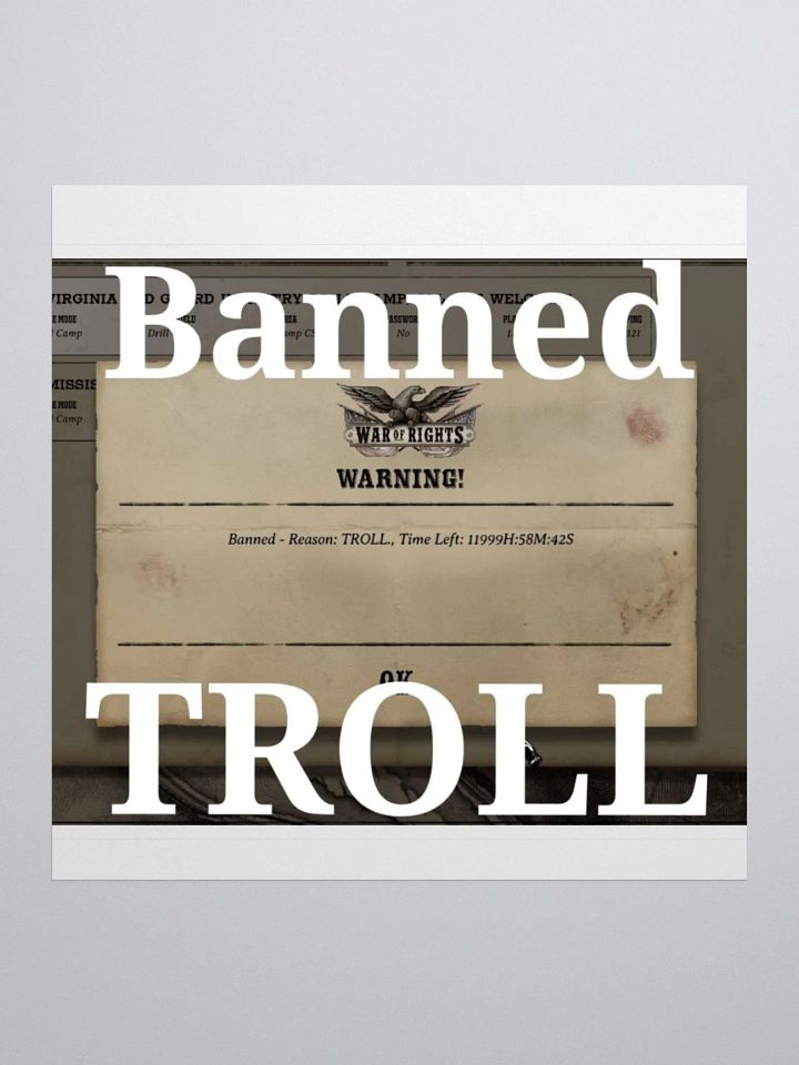 Banned Sticker product image (2)