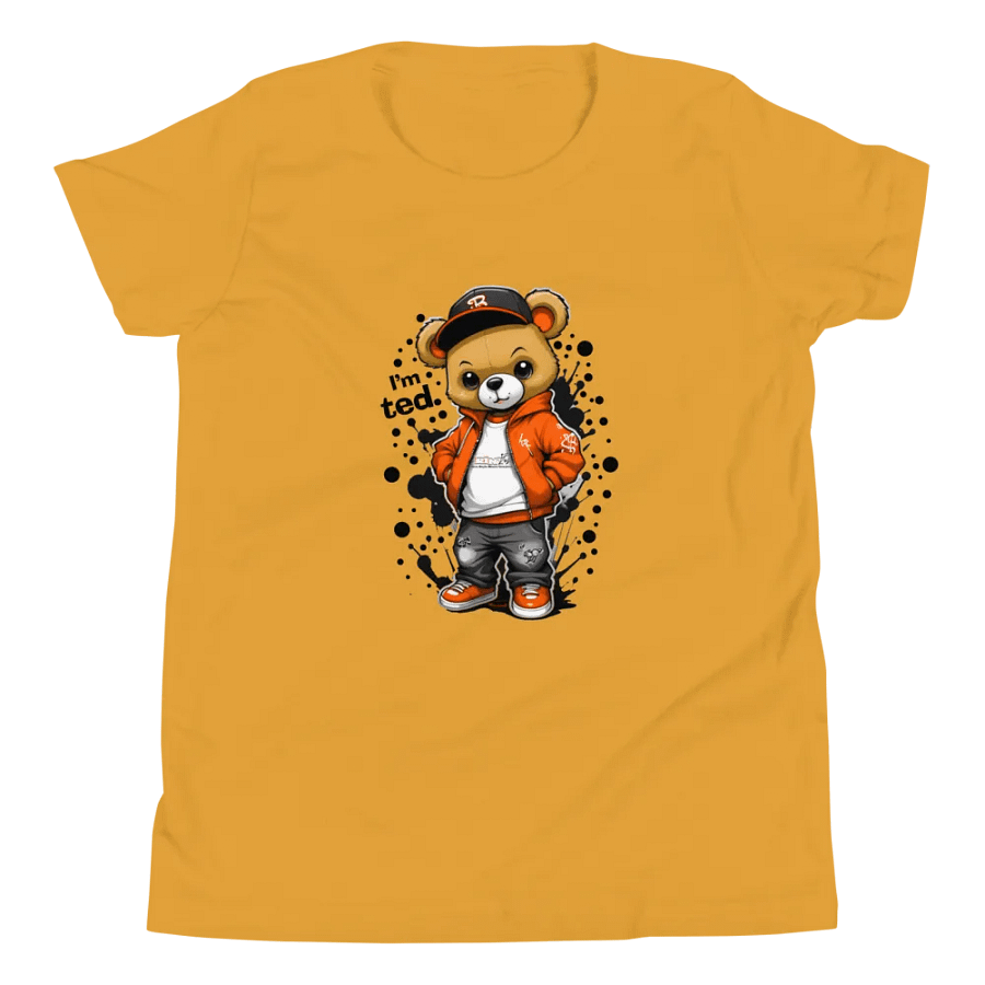 I'm Ted Confident Teddy Bear Youth Tee product image (1)