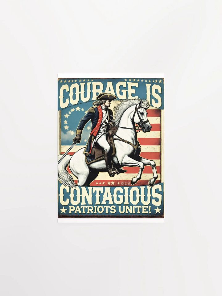 Courageous Patriots Matte Poster product image (1)