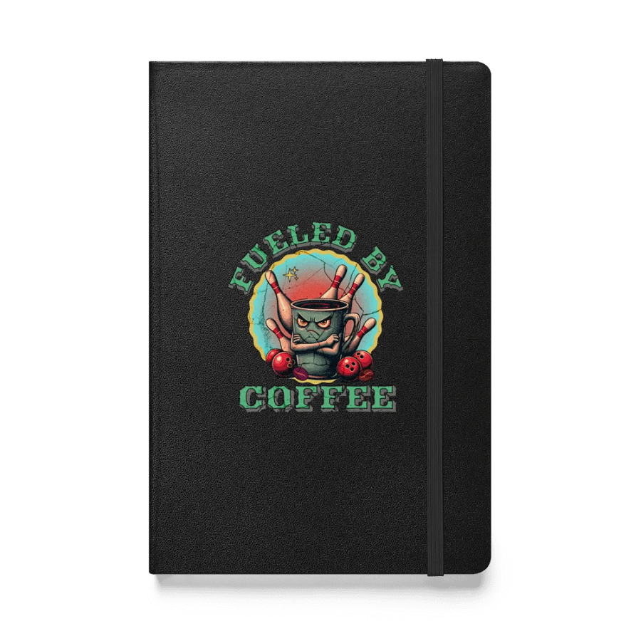 Fueled by Coffee Bowling Hardcover Journal product image (1)