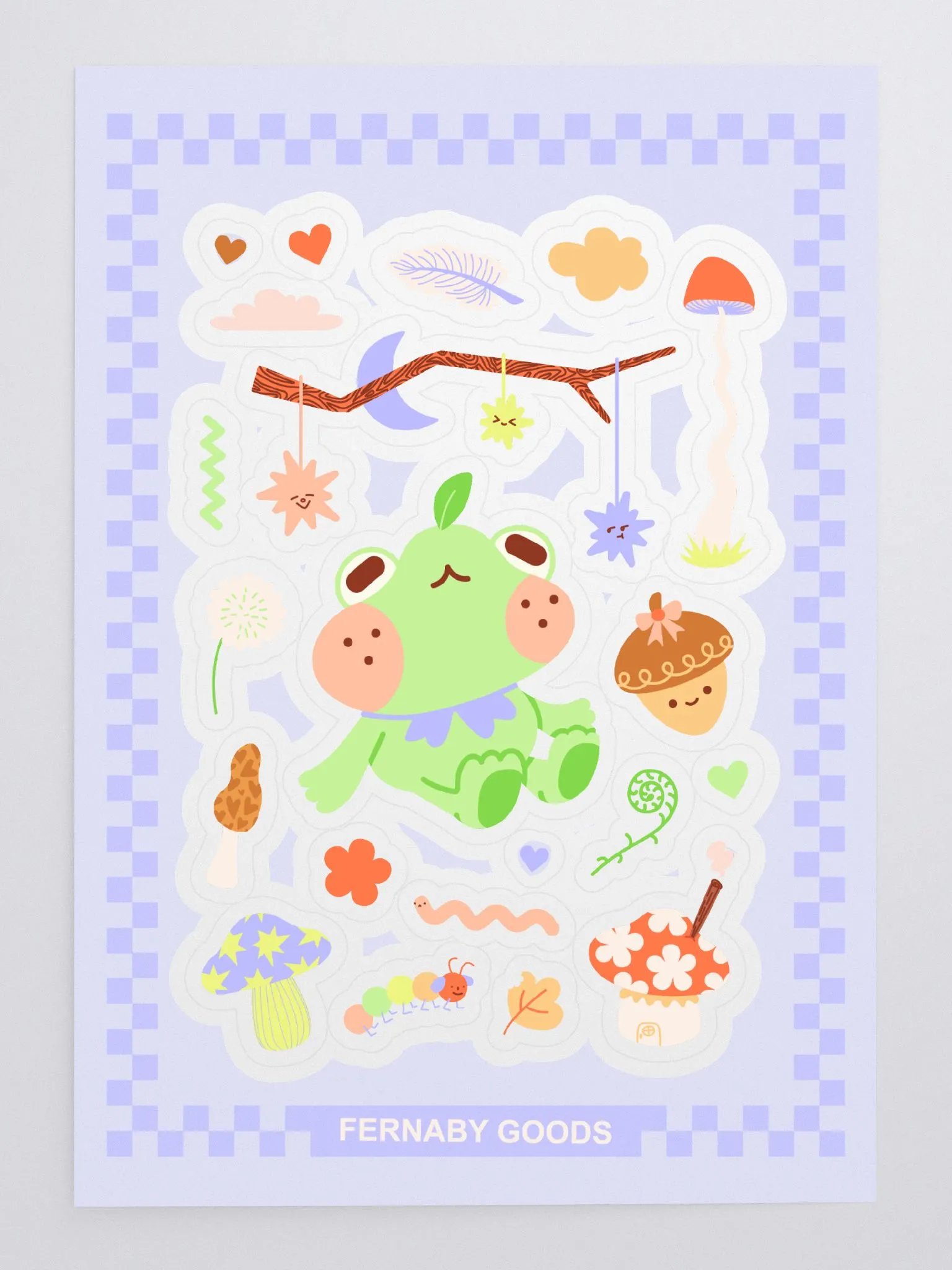 Frogshroom and Friends Sticker Sheet product image (3)