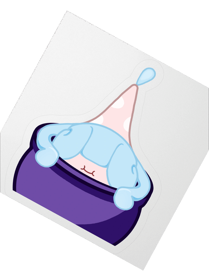 Smooshy Cauldron Sticker product image (5)