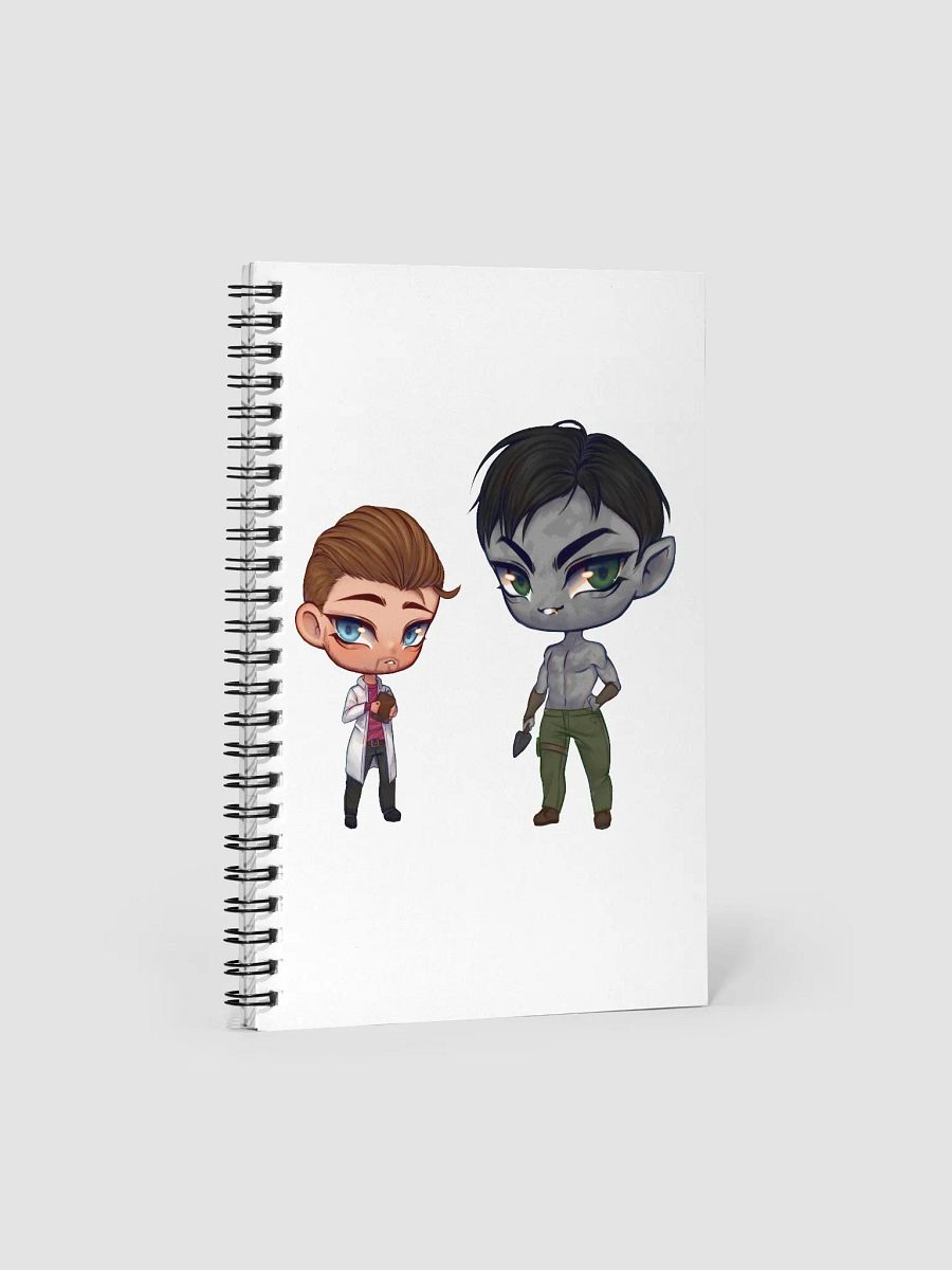 Troy and Sean chibi notebook product image (1)