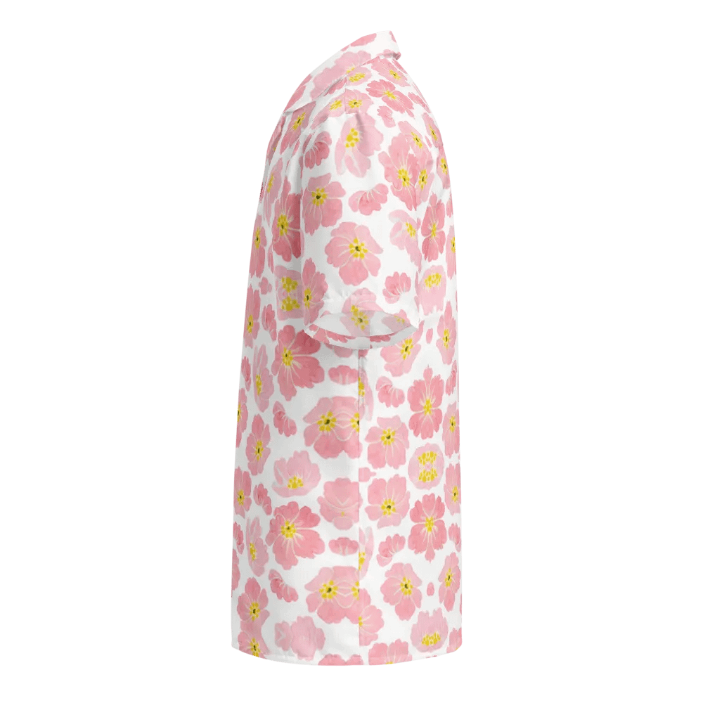 Pink Sunset Hibiscus Bloom Hawaiian Shirt product image (4)