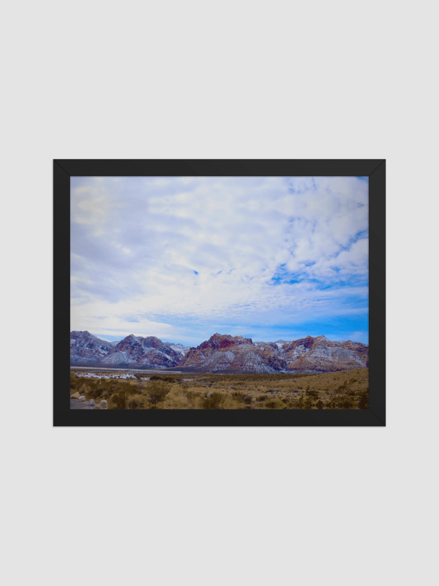 Field to hills Framed photography Poster product image (2)