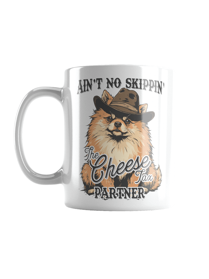 Funny Cheese Tax Sheriff Pomeranian Mug product image (2)