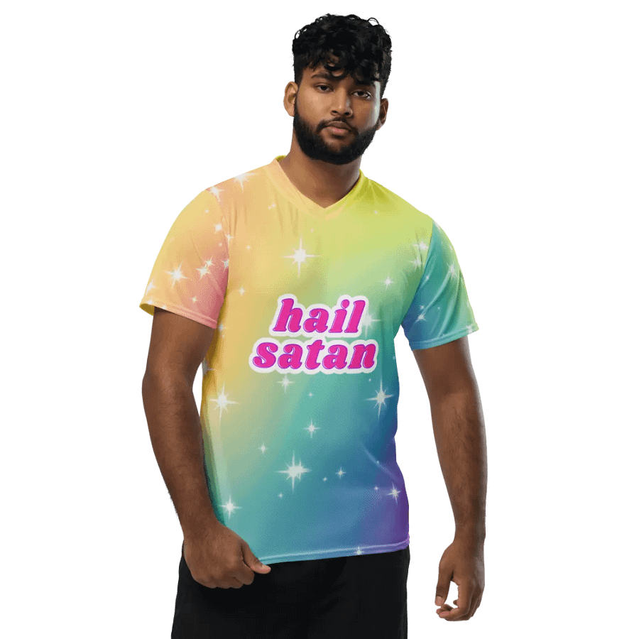 Hail Satan Jersey Shirt product image (1)