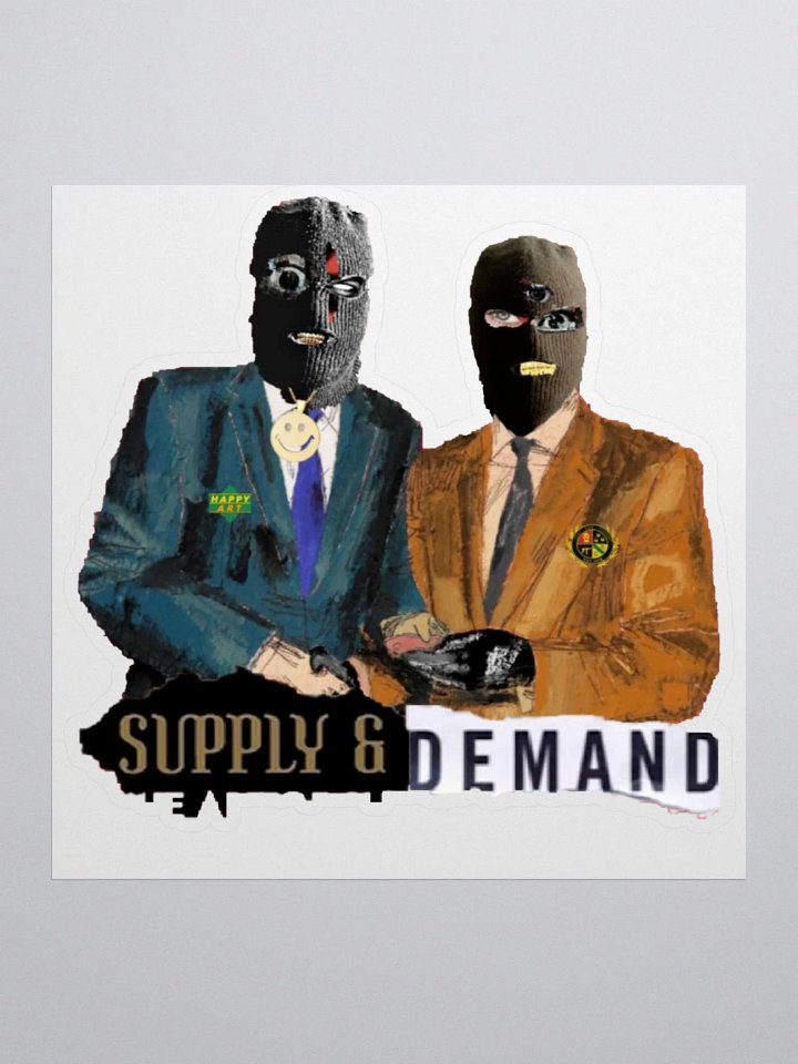 SUPPLY & DEMAND STICKER product image (1)