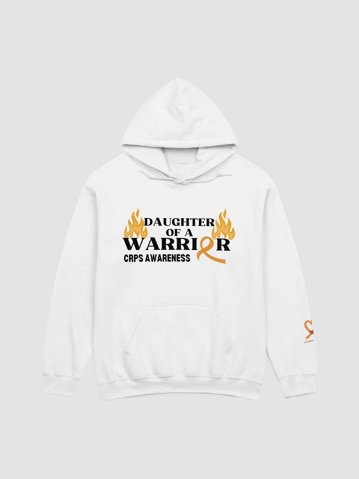 DAUGHTER of a Warrior CRPS Awareness Hoodie- Black Print product image (1)