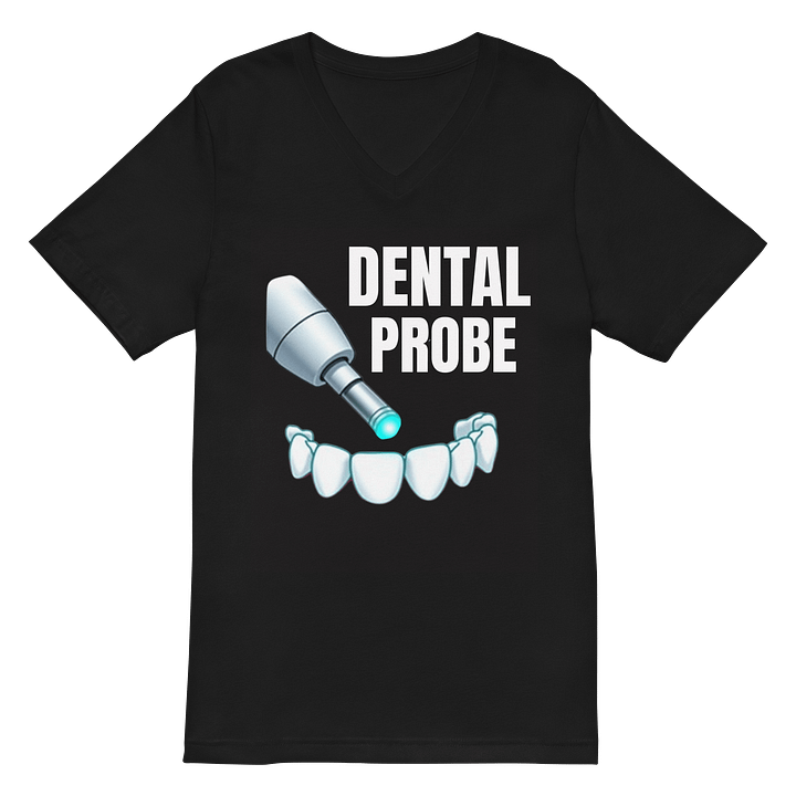 Glowing Dental Probe V-Neck Tee product image (2)