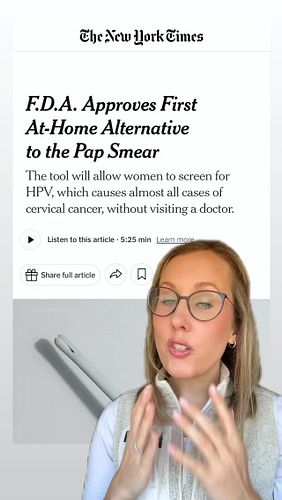 excited about this at home HPV test option…but i do have a few concerns and questions #tealtest #athomehpvtest #hpvtest #hpv ...