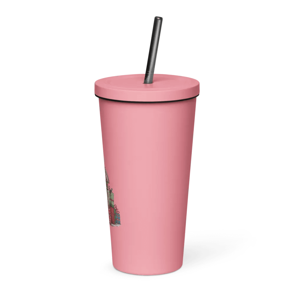 Santa Bunny Insulated Tumbler with a Straw product image (3)