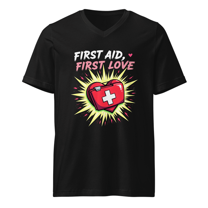 Love First Aid Heart Kit V-Neck Tee product image (1)