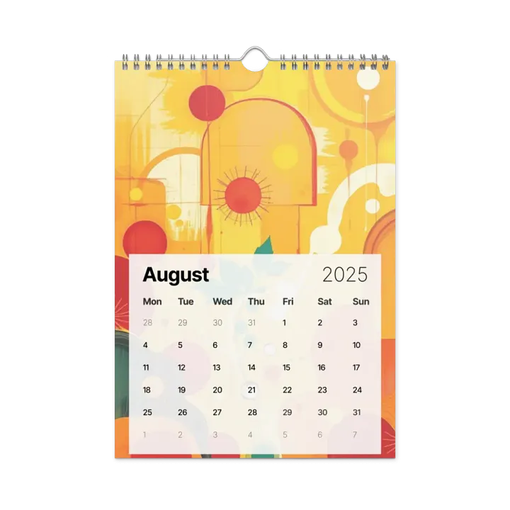 ART ABSTRACT WALL CALENDAR 2025 product image (2)