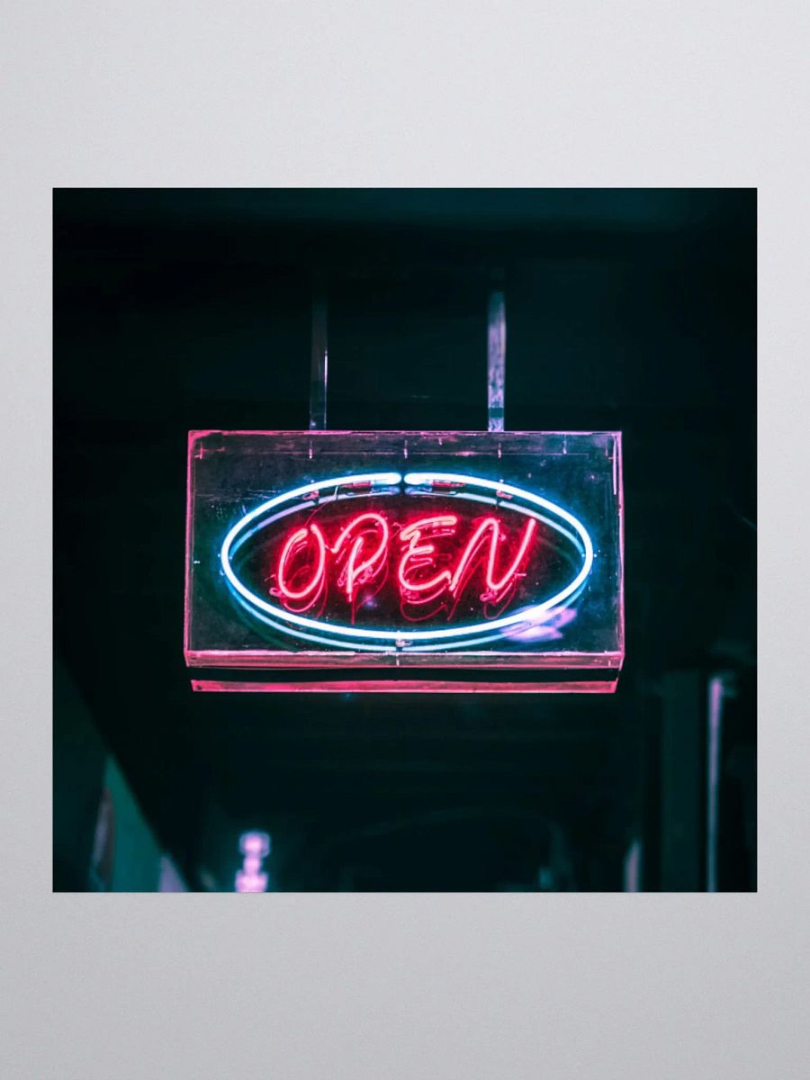 Neon Evening Sticker product image (1)
