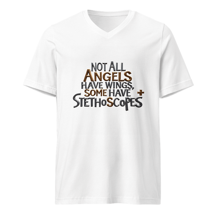 Stethoscope Angel V-Neck Tee product image (1)