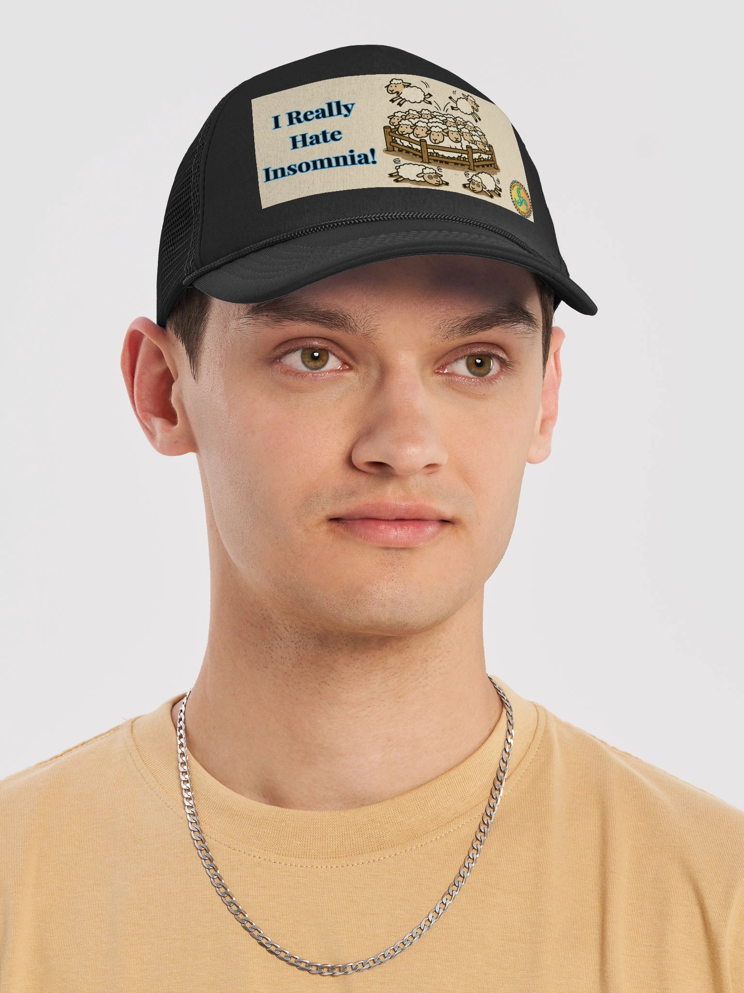 I Really Hate Insomnia (Both) Valucap Foam Trucker Hat product image (9)