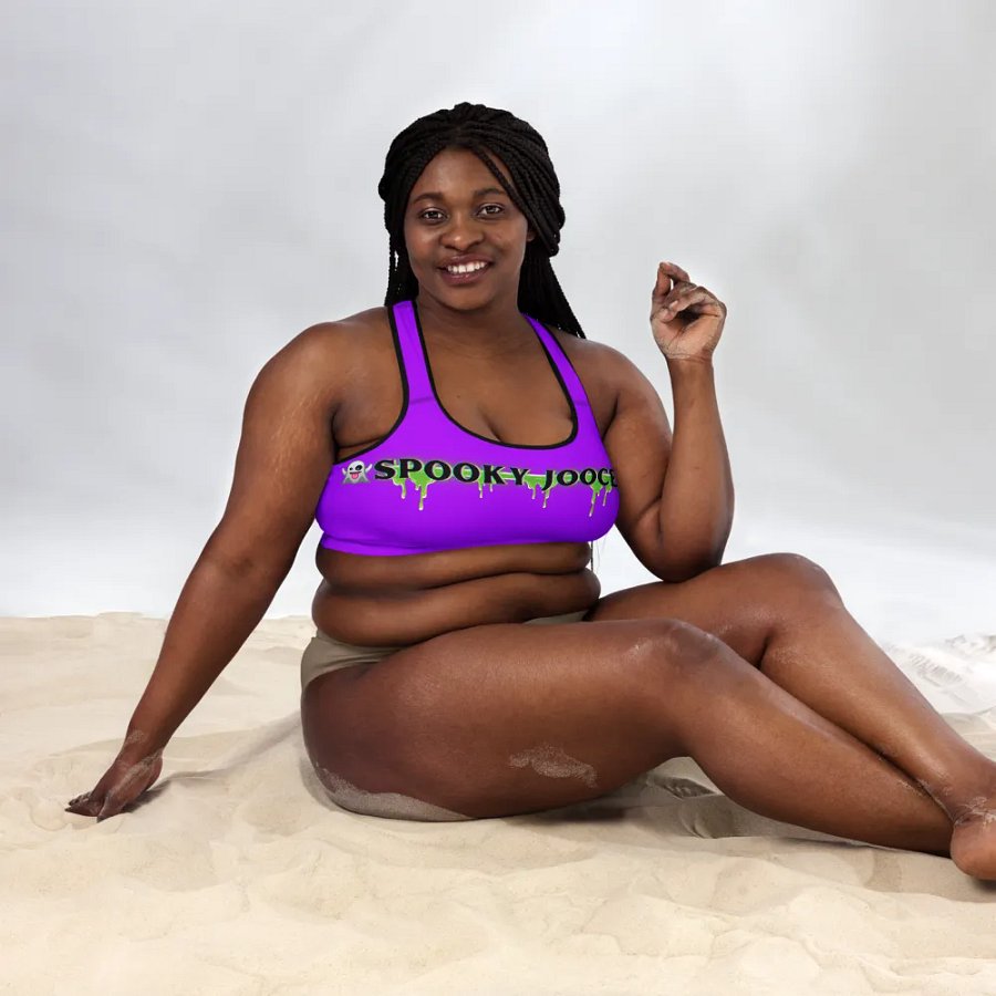 SPOOKY JOOCE Padded Sports Bra - Purple product image (7)