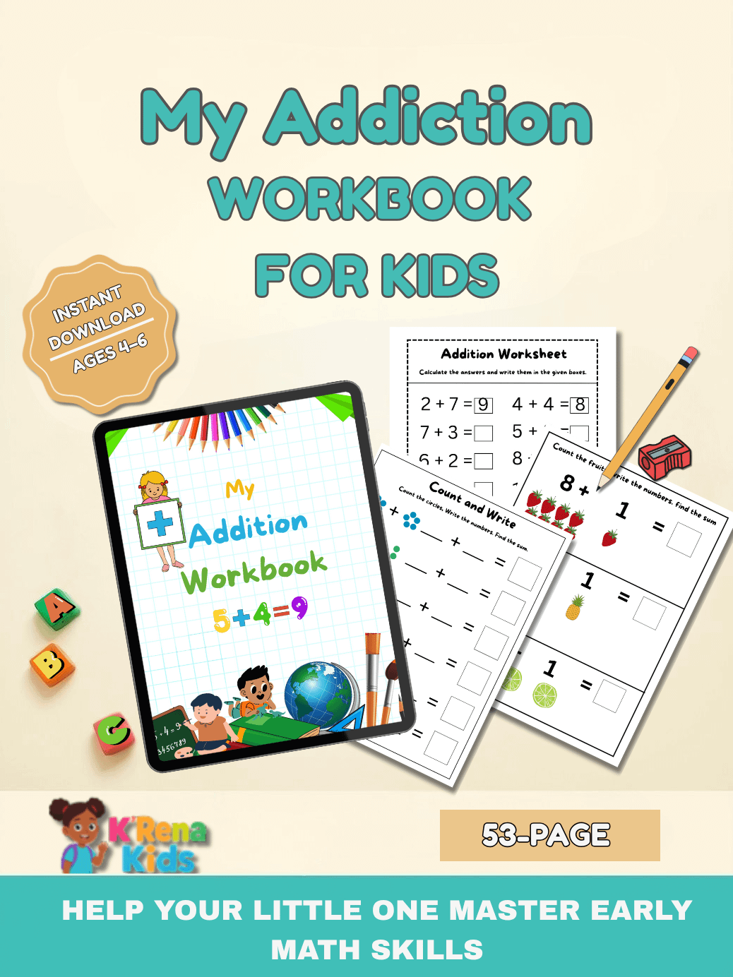 My Addition Workbook product image (1)