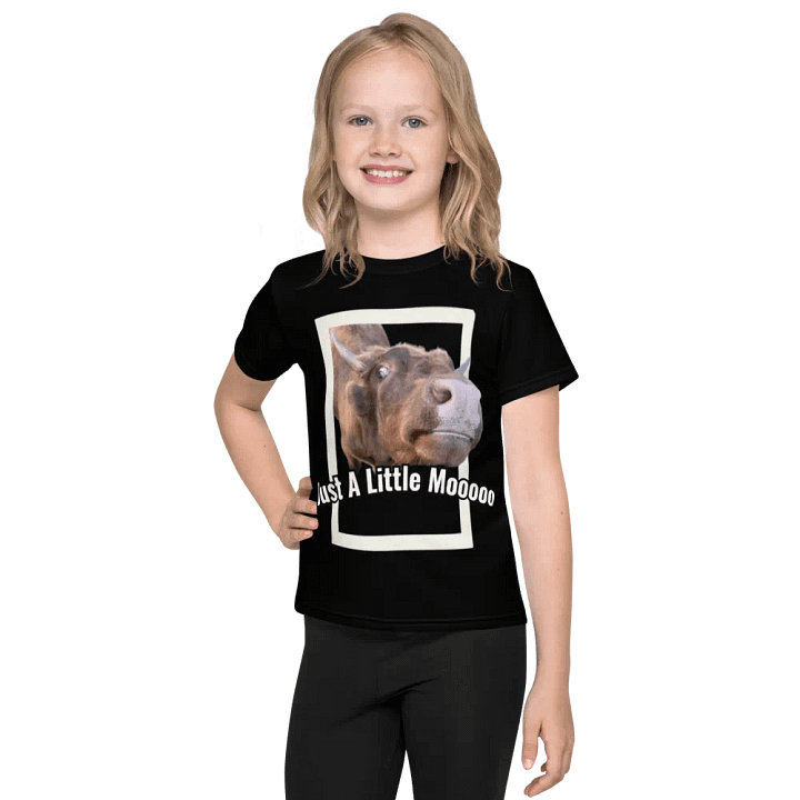 Kids Just A Little Mooooo T-Shirt product image (1)