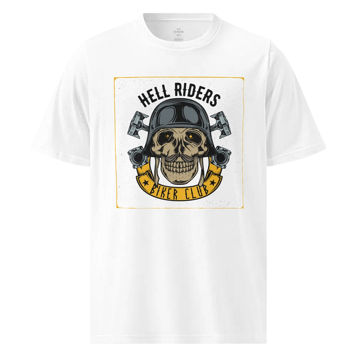Ace Riders Vintage Skull Helmet Athletic T-Shirt by Under Armour® product image (1)