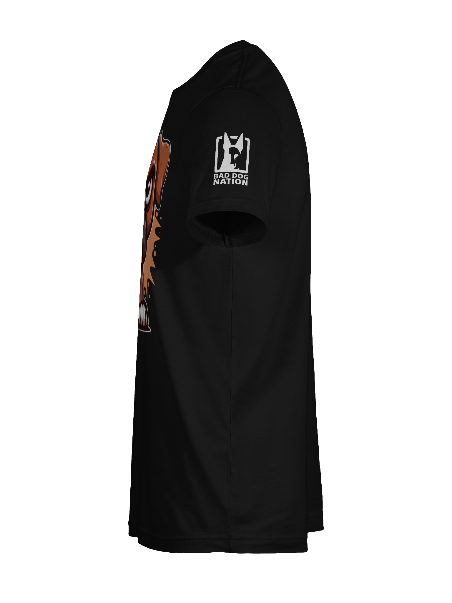 Boxer Angry Pup (natural ears) - Premium Adult Unisex T-shirt product image (4)