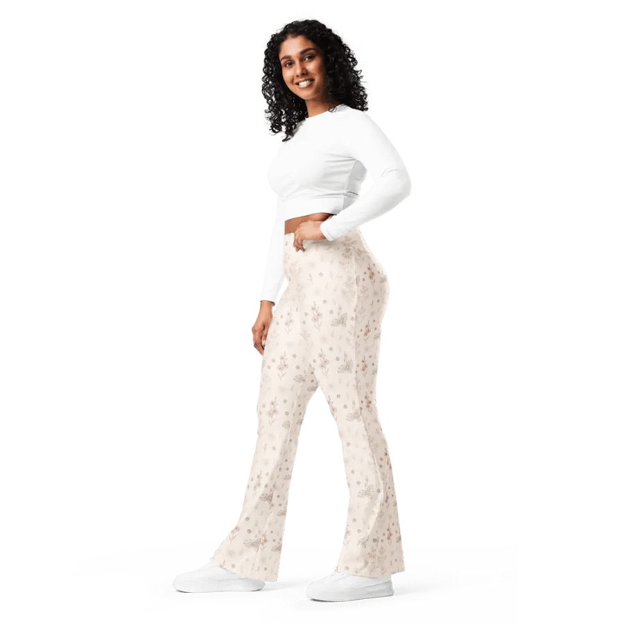 Flower pattern Flare Pants product image (8)