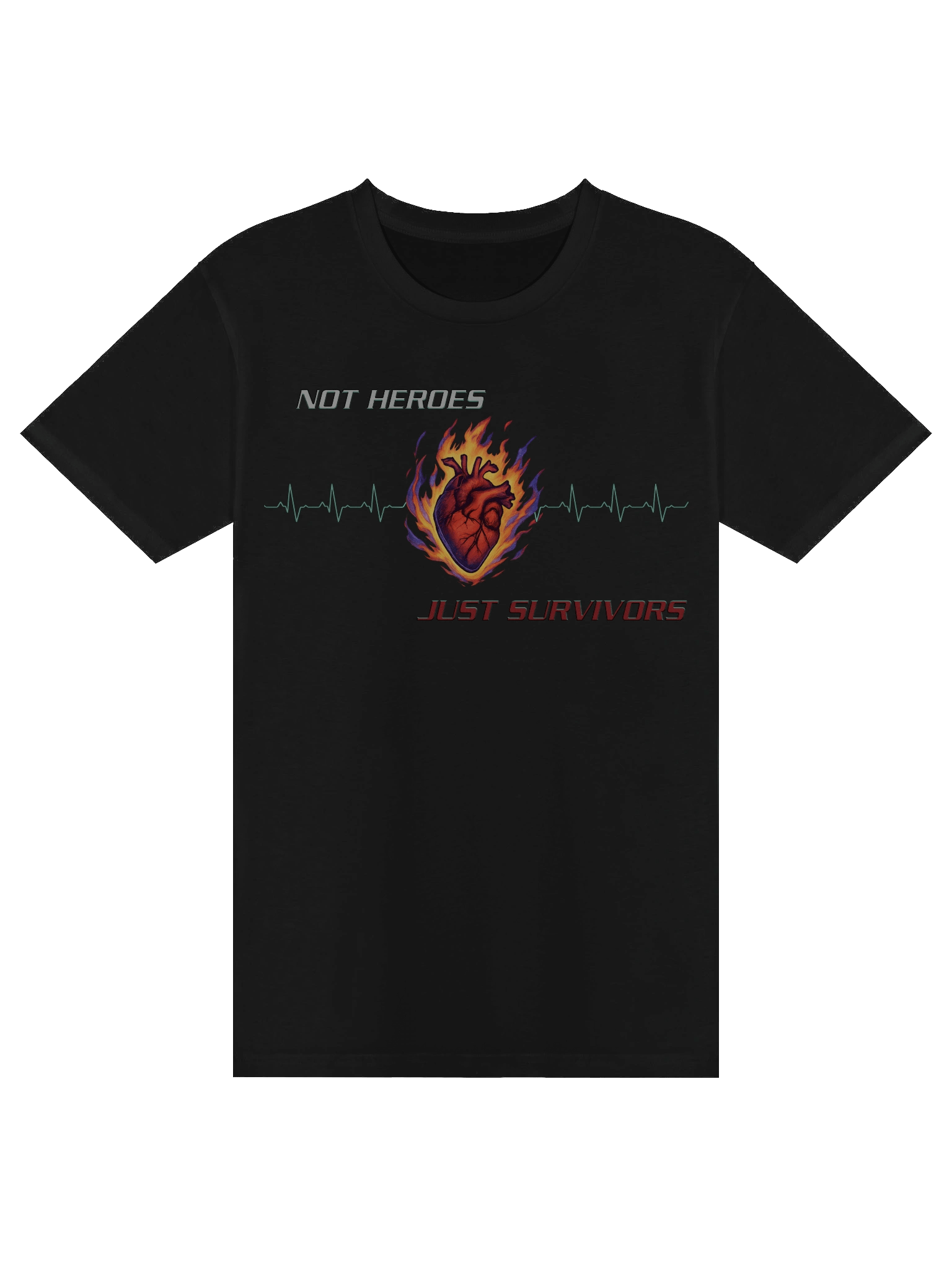 Not Heroes, Just Survivors Tee product image (4)
